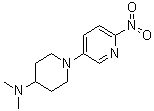 N,N-二甲基-1-(6-硝基-3-吡啶)哌啶-4-胺結(jié)構(gòu)式_1002317-12-5結(jié)構(gòu)式