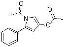 N-乙?；?3-乙酰氧基-5-苯基吡咯結(jié)構(gòu)式_100750-39-8結(jié)構(gòu)式