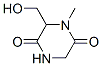 2,5-Piperazinedione,6-(hydroxymethyl)-1-methyl-(9ci)Structure,101623-20-5Structure 2,5-Piperazinedione,6-(hydroxymethyl)-1-methyl-(9ci) Structure,101623-20-5Structure