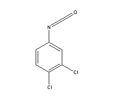 3,4-二氯苯異氰酸酯結(jié)構(gòu)式_102-36-3結(jié)構(gòu)式
