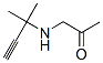 (9ci)-1-[(1,1-二甲基-2-丙炔)氨基]-2-丙酮結(jié)構(gòu)式_103634-53-3結(jié)構(gòu)式