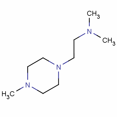 1-(2-Dimethylaminoethyl)-4-methylpiperazine Structure,104-19-8Structure