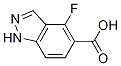4-Fluoro (1h)indazole-5-carboxylic acidStructure,1041481-59-7Structure 4-Fluoro (1h)indazole-5-carboxylic acid Structure,1041481-59-7Structure