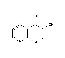 鄰氯扁桃酸結(jié)構(gòu)式_10421-85-9結(jié)構(gòu)式