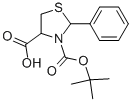 N-boc-2-苯基噻唑烷-4-羧酸結(jié)構(gòu)式_106086-10-6結(jié)構(gòu)式