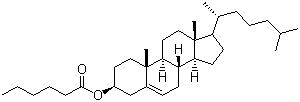 膽甾烯基己酸酯;結(jié)構(gòu)式_1062-96-0結(jié)構(gòu)式