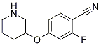 2-氟-4-(哌啶-3-基氧基)-苯甲腈結構式_1063734-68-8結構式