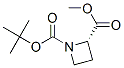 (S)-n-boc-氮雜丁烷-2-羧酸甲酯結構式_107020-12-2結構式
