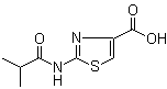 2-異丁酰胺噻唑-4-羧酸結(jié)構(gòu)式_1082130-43-5結(jié)構(gòu)式
