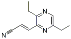 (e)-(9ci)-3-(3,6-二乙基吡嗪)-2-丙烯腈結構式_108290-48-8結構式