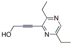 (9ci)-3-(3,6-二乙基吡嗪)-2-丙炔-1-醇結構式_109191-89-1結構式