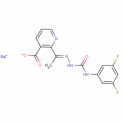氟吡草腙鈉鹽結(jié)構(gòu)式_109293-98-3結(jié)構(gòu)式