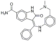 3-[[[3-[(Dimethylamino)methyl]phenyl]amino]phenylmethylene]-2,3-dihydro-2-oxo-1h-indole-6-carboxamide Structure,1094614-84-2Structure