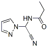 N-(氰基-1H-吡唑-1-甲基)-丙酰胺結(jié)構(gòu)式_110023-60-4結(jié)構(gòu)式