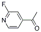 1-(2-氟吡啶-4-基)乙酮結(jié)構(gòu)式_111887-72-0結(jié)構(gòu)式