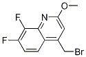 4-(Bromomethyl)-7,8-difluoro-2-methoxyquinoline Structure,1125744-62-8Structure