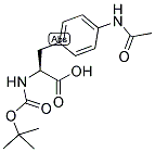 4-(乙酰氨基)-N-[(1,1-二甲基乙氧基)羰基]-L-苯丙氨酸結(jié)構(gòu)式_114117-42-9結(jié)構(gòu)式