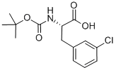(S)-N-BOC-3-ChlorophenylalanineStructure,114873-03-9Structure (S)-N-BOC-3-Chlorophenylalanine Structure,114873-03-9Structure