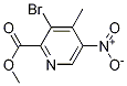 Methyl 3-bromo-4-methyl-5-nitropicolinate Structure,1150618-07-7Structure