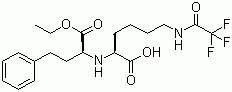 N2-(1-乙氧羰基-3-苯丙基)-N6-三氟乙酰基-L-賴氨酸結(jié)構(gòu)式_116169-90-5結(jié)構(gòu)式