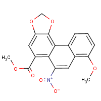 丹皮酚(3,4-D)-1,3-二氧雜環(huán)戊烯-5-羧酸-8-甲氧基-6-硝基甲基酯結(jié)構(gòu)式_1169-60-4結(jié)構(gòu)式