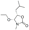 2-Oxazolidinone,4-ethoxy-3-methyl-5-(2-methylpropyl)-,cis-(9ci)Structure,117508-51-7Structure 2-Oxazolidinone,4-ethoxy-3-methyl-5-(2-methylpropyl)-,cis-(9ci) Structure,117508-51-7Structure