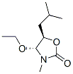 2-Oxazolidinone,4-ethoxy-3-methyl-5-(2-methylpropyl)-,trans-(9ci)Structure,117508-52-8Structure 2-Oxazolidinone,4-ethoxy-3-methyl-5-(2-methylpropyl)-,trans-(9ci) Structure,117508-52-8Structure