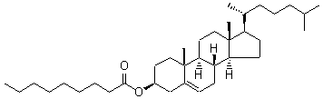 膽固醇壬酸酯結(jié)構(gòu)式_1182-66-7結(jié)構(gòu)式