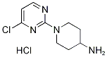 1-(4-氯-嘧啶-2-基)-哌啶-4-胺鹽酸鹽結(jié)構(gòu)式_1185312-69-9結(jié)構(gòu)式