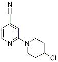 2-(4-氯哌啶-1-基)異煙腈結(jié)構(gòu)式_1185318-26-6結(jié)構(gòu)式