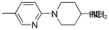 5-甲基-3,4,5,6-四氫-2H-[1,2]聯(lián)吡啶-4-胺鹽酸鹽結(jié)構(gòu)式_1185319-44-1結(jié)構(gòu)式