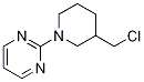 2-(3-(氯甲基)哌啶-1-基)嘧啶結(jié)構(gòu)式_1185320-02-8結(jié)構(gòu)式