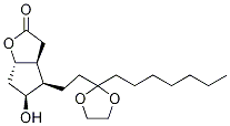 (3Ar,4r,5r,6as)-4-[3-(乙烯酮)癸基]六氫-5-羥基-2H-環(huán)戊并[b]呋喃-2-酮結構式_118696-65-4結構式