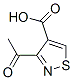 (9ci)-3-乙?；?4-異噻唑羧酸結(jié)構(gòu)式_118739-39-2結(jié)構(gòu)式