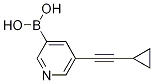 5-(環(huán)丙基乙炔)吡啶-3-硼酸結(jié)構(gòu)式_1189372-89-1結(jié)構(gòu)式