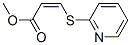 (z)-(9ci)-3-(2-吡啶硫代)-2-丙酸甲酯結(jié)構(gòu)式_121307-84-4結(jié)構(gòu)式