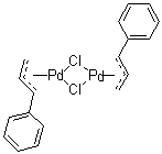 Di-chlorobis[(1,2,3-)-1-phenyl-2-propenyl]dipalladium(ii), 98% Structure,12131-44-1Structure