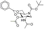 2-乙酰氨基-3-O-乙酰基-4,6-O-亞芐基-N-(叔-丁氧羰基)-1,2,5-三脫氧-1,5-亞氨基-D-山梨糖醇結(jié)構(gòu)式_1221795-92-1結(jié)構(gòu)式