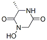 2,5-Piperazinedione,1-hydroxy-3-methyl-,(s)-(9ci)Structure,122556-76-7Structure 2,5-Piperazinedione,1-hydroxy-3-methyl-,(s)-(9ci) Structure,122556-76-7Structure