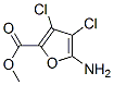 (9ci)-5-氨基-3,4-二氯-2-呋喃羧酸甲酯結構式_122587-23-9結構式