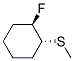 反式-(9ci)-1-氟-2-(甲基硫代)-環(huán)己烷結(jié)構(gòu)式_122895-30-1結(jié)構(gòu)式