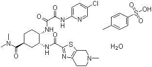 Edoxaban (tosylate monohydrate) Structure,1229194-11-9Structure