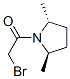 (2R-反式)-(9CI)-1-(溴乙酰基)-2,5-二甲基吡咯烷結(jié)構(gòu)式_123265-83-8結(jié)構(gòu)式