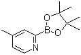 4-甲基-2-(4,4,5,5-四甲基-[1,3,2]二噁硼烷-2-基)-吡啶結(jié)構(gòu)式_1236119-88-2結(jié)構(gòu)式