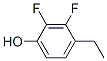 4-乙基-2,3-二氟-苯酚結(jié)構(gòu)式_124728-38-7結(jié)構(gòu)式
