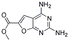 (9ci)-2,4-二氨基呋喃并[2,3-d]嘧啶-6-羧酸甲酯結構式_124738-77-8結構式