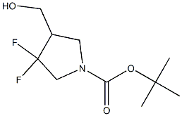Tert-butyl 3,3-difluoro-4-(hydroxymethyl)pyrrolidine-1-carboxylate Structure,1260852-42-3Structure