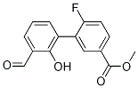 甲基6-氟-3-甲酰基-2-羥基-[1,1-聯(lián)苯]-3-羧酸結(jié)構(gòu)式_1261919-29-2結(jié)構(gòu)式