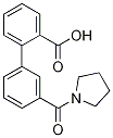 3-(吡咯烷-1-羰基)-[1,1-聯(lián)苯]-2-羧酸結(jié)構(gòu)式_1261941-65-4結(jié)構(gòu)式