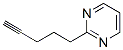 (9CI)-2-(4-戊炔)-嘧啶結構式_126215-84-7結構式